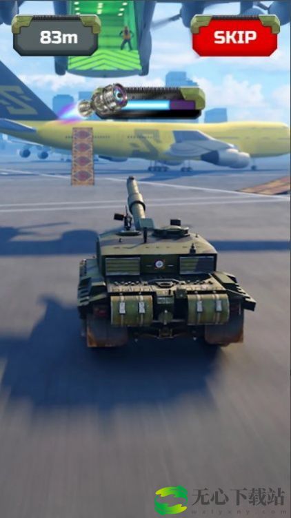 坡道坦克跳跃游戏