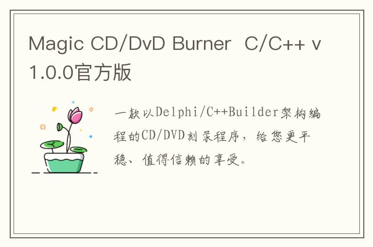 Magic CD/DvD Burner  C/C++ v1.0.0官方版
