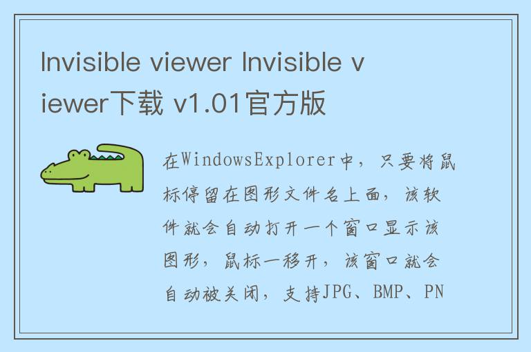Invisible viewer Invisible viewer下载 v1.01官方版