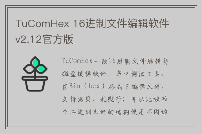 TuComHex 16进制文件编辑软件 v2.12官方版