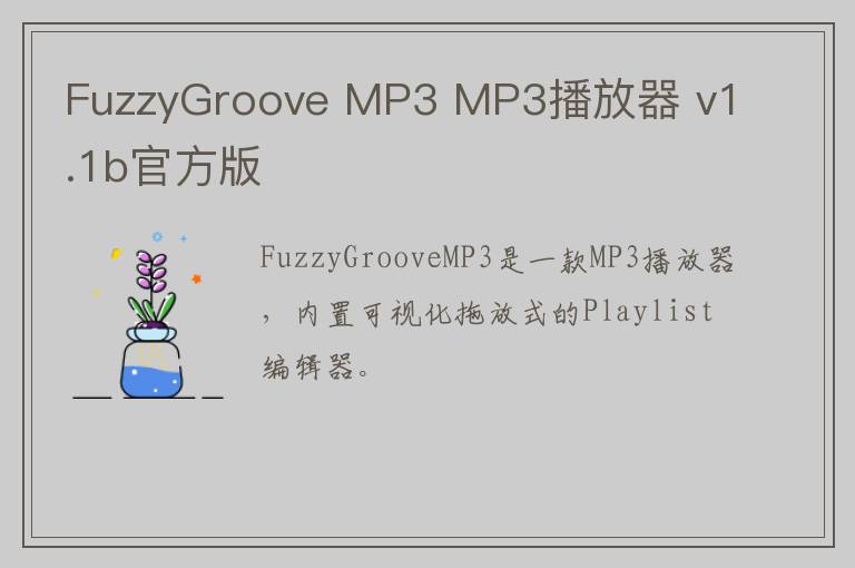 FuzzyGroove MP3 MP3播放器 v1.1b官方版