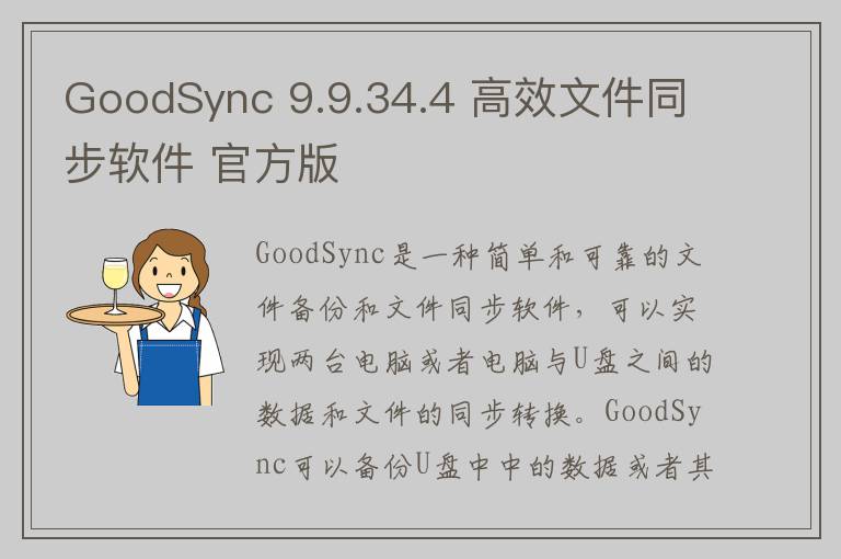 GoodSync 9.9.34.4 高效文件同步软件 官方版