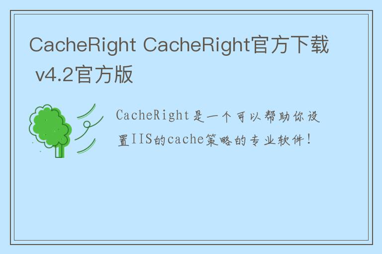 CacheRight CacheRight官方下载 v4.2官方版