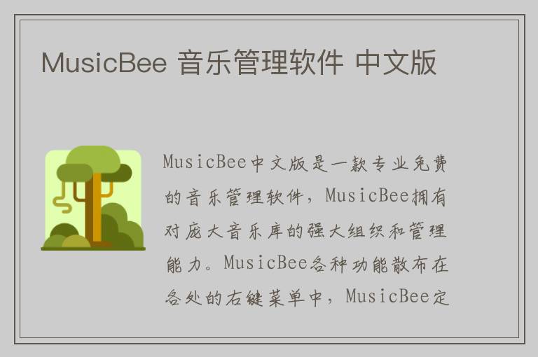 MusicBee 音乐管理软件 中文版