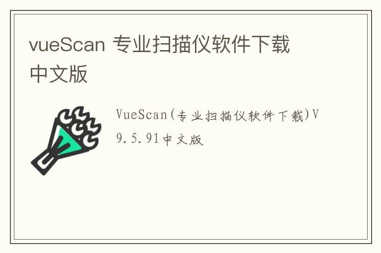 vueScan 专业扫描仪软件下载  中文版