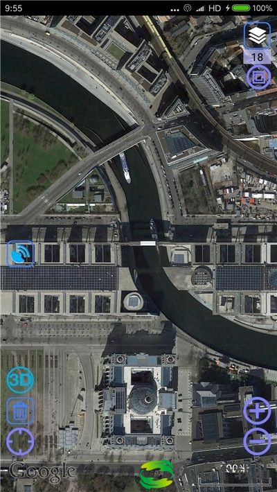 谷歌超清实时卫星地图